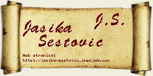 Jasika Šestović vizit kartica